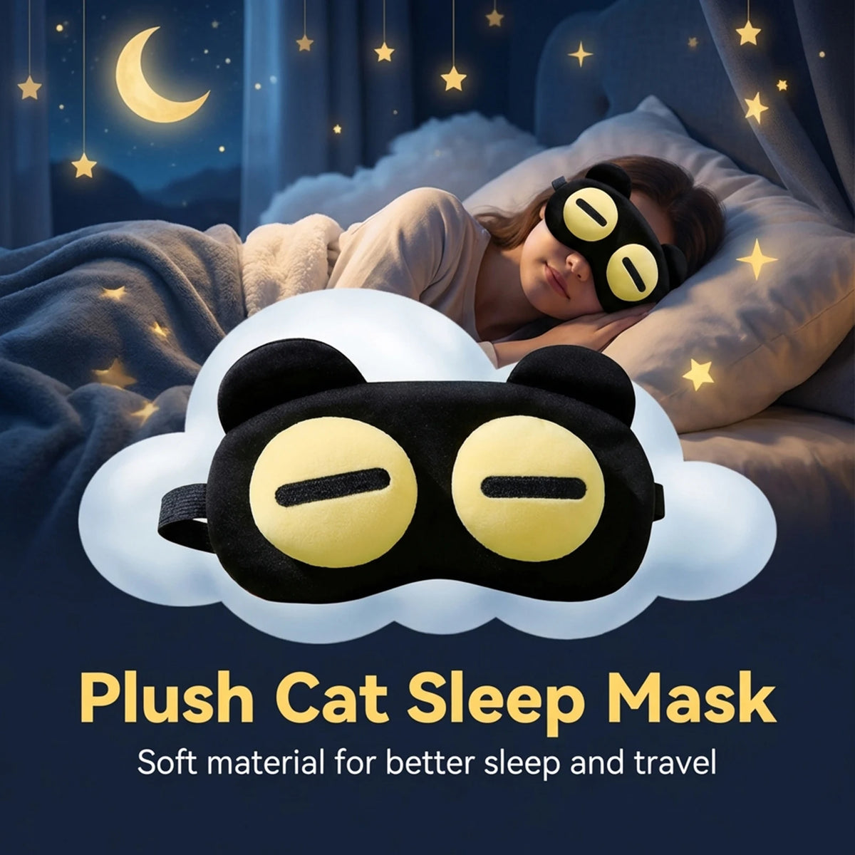 Waffles the Bear Sleep Mask